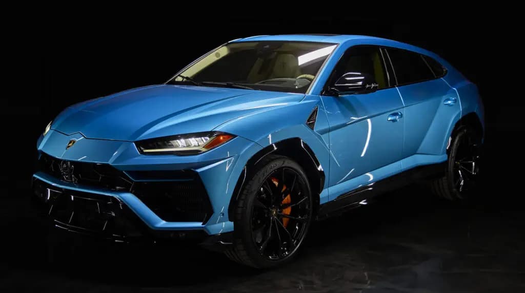 Lamborghini Urus S, Blu Uranus