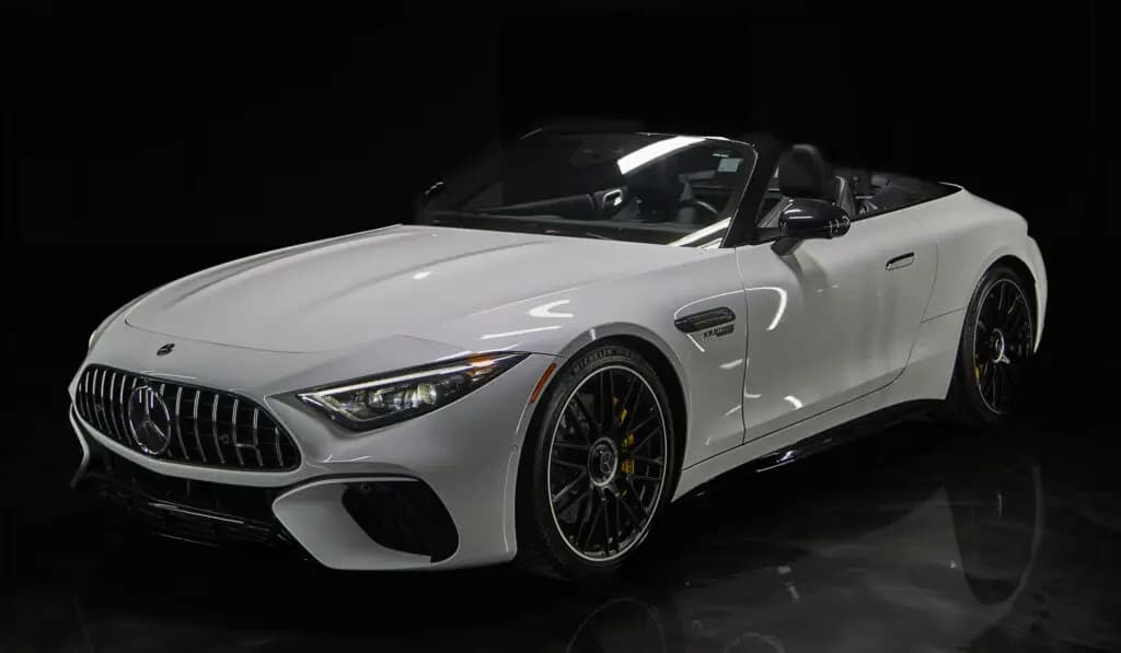 Mercedes-Benz SL55, White